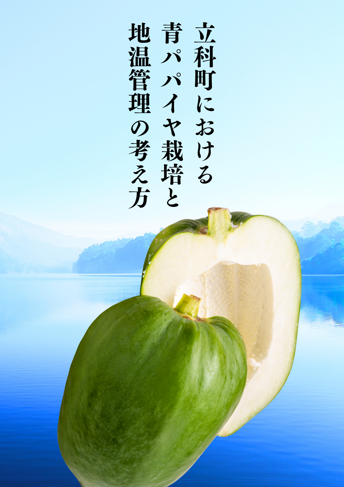 立科町における青パパイヤ栽培と地温管理の考え方
